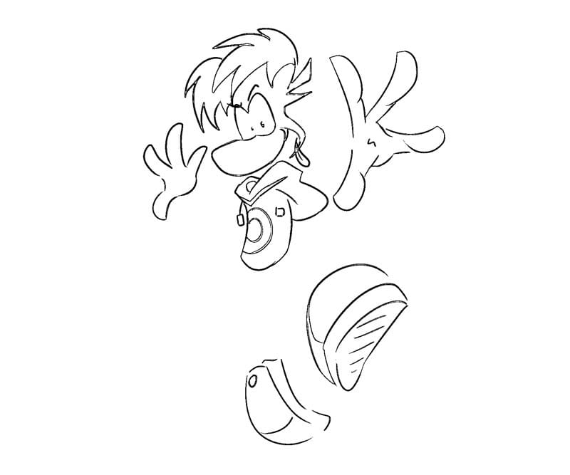 Desenho Rayman 18 para Colorir