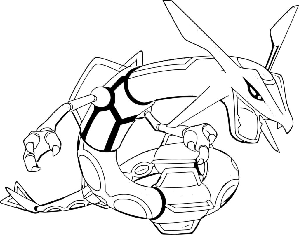 Desenho de Rayquaza
