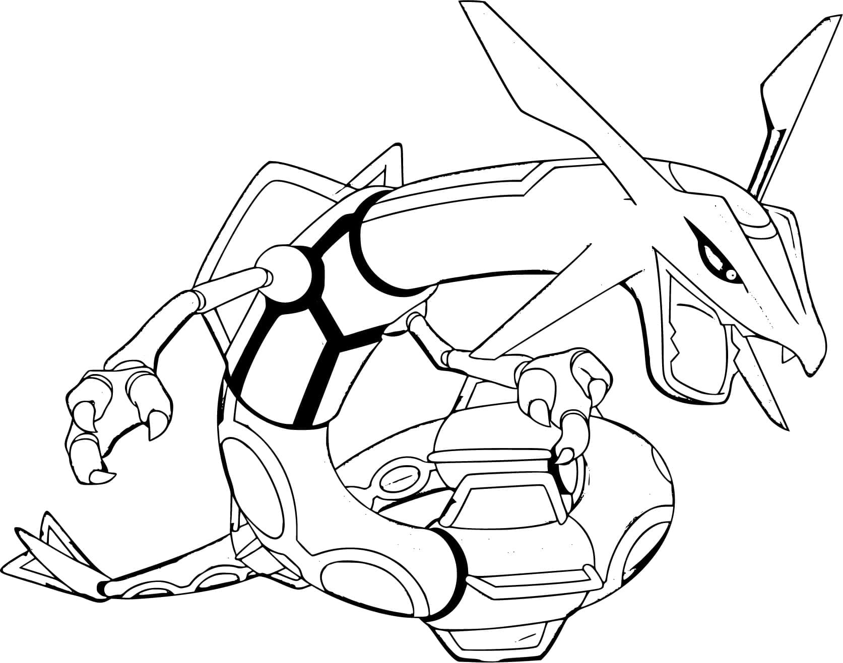 Desenho de Rayquaza