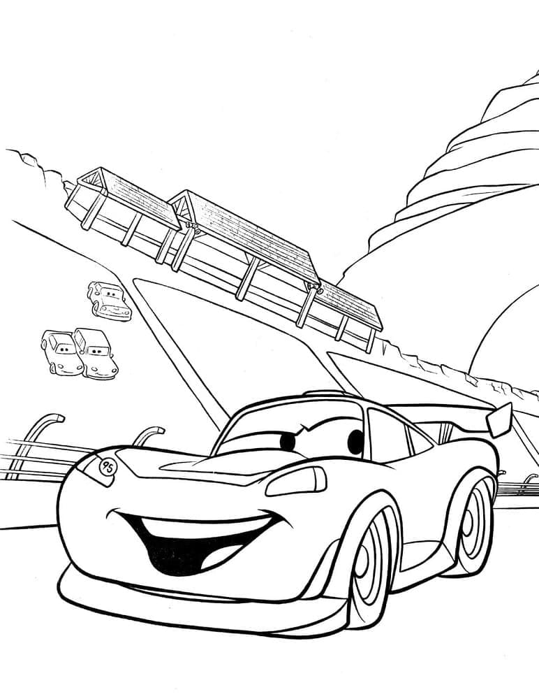 Desenhos de Imagem de Relâmpago Mcqueen para Colorir
