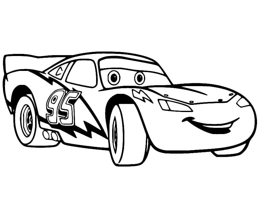 Desenhos de Relâmpago Mcqueen Grátis para Crianças para Colorir