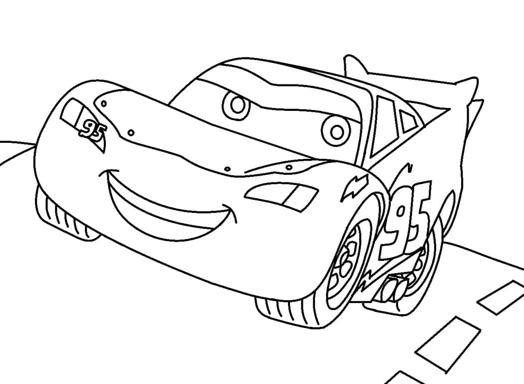 Desenhos de Relâmpago Mcqueen Imprimivel Grátis para Crianças para Colorir