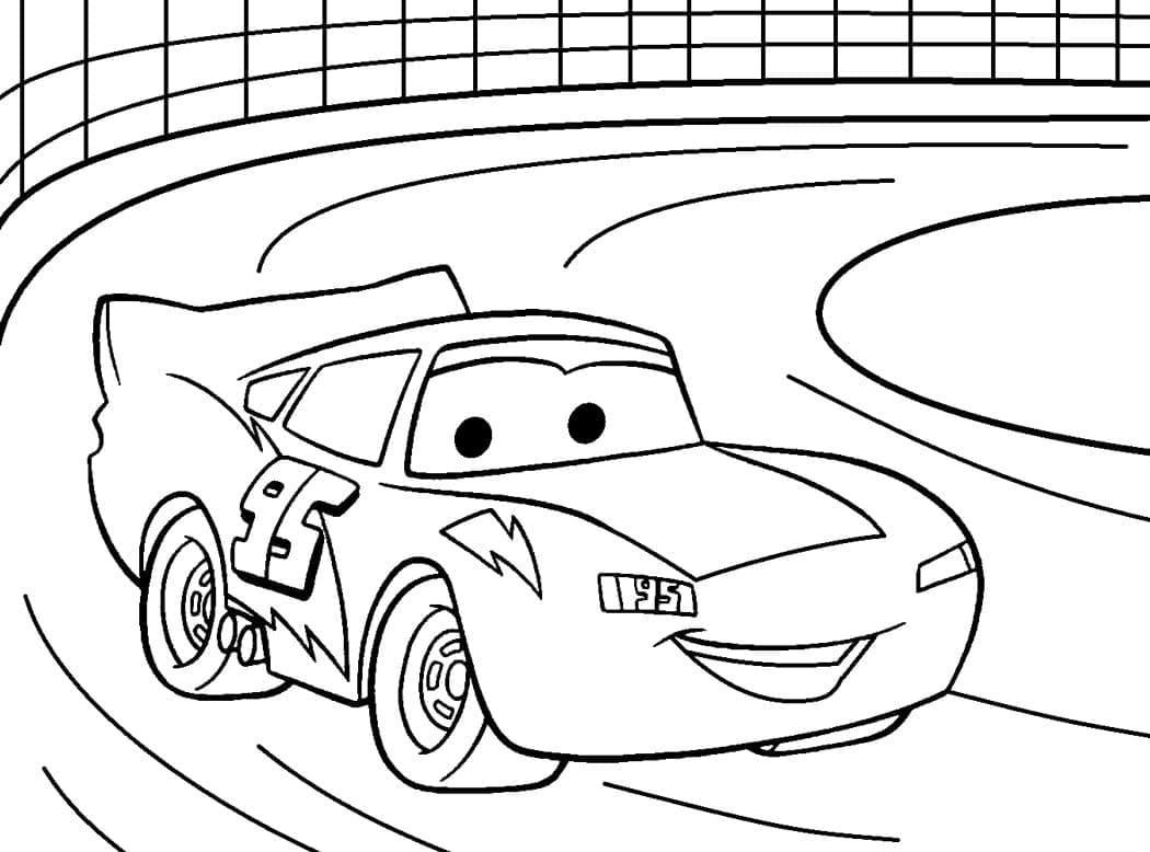 Desenhos de Relâmpago Mcqueen Imprimivel Grátis para Colorir