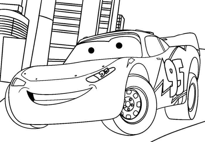 Desenhos de Relâmpago Mcqueen Imprimivel para Crianças para Colorir