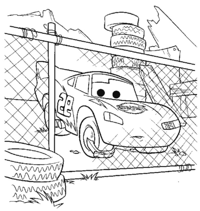 Desenho de Relâmpago Mcqueen para Imprimir Download