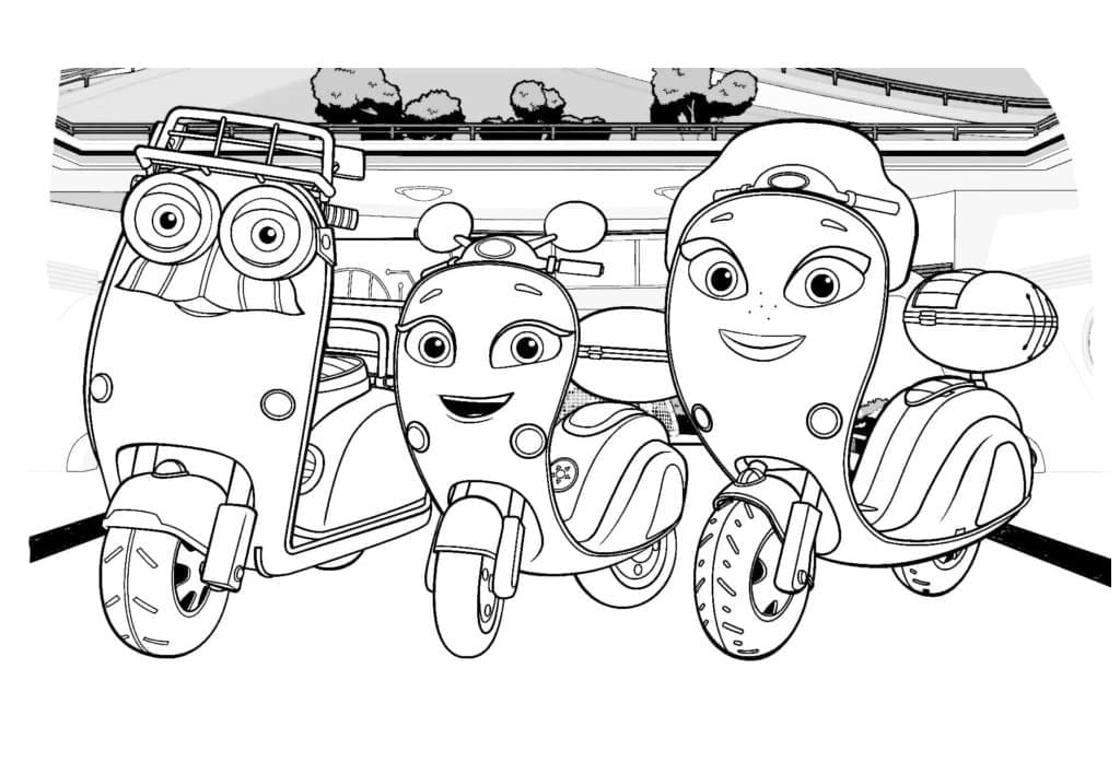 Desenho de Ricky Zoom para Colorir Imprimivel