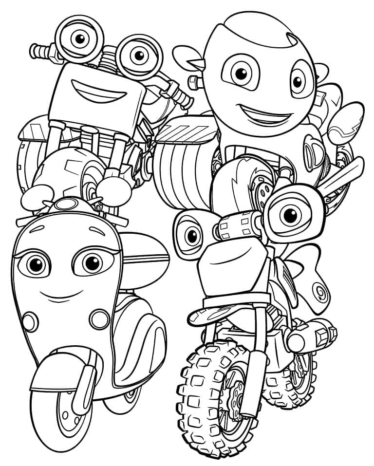 Desenho de Ricky Zoom para Imprimir Download