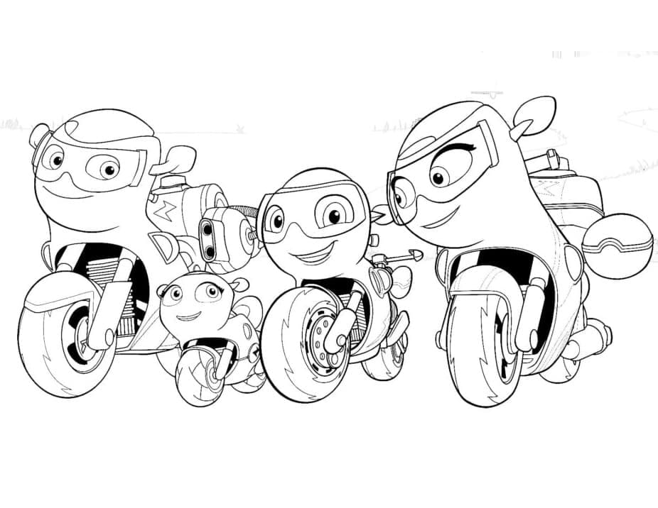 Desenho de Ricky Zoom para Pintar Download