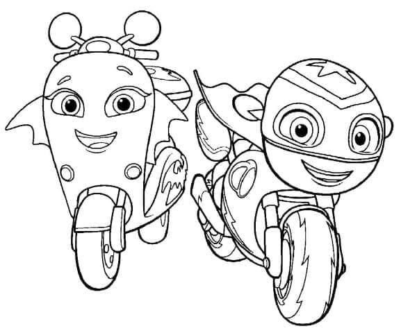 Desenho de Ricky Zoom para Pintar Pdf Grátis
