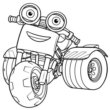Desenho Dj de Ricky Zoom para Colorir