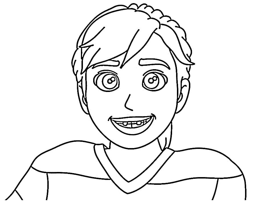 Desenho de Riley Grátis para Colorir
