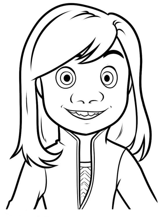 Desenhos de Riley Divertida Mente para Colorir