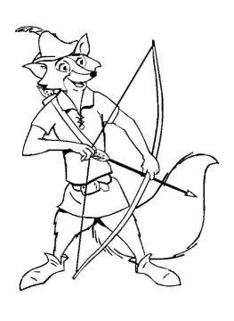 Desenho de Robin Hood Pdf para Colorir grátis