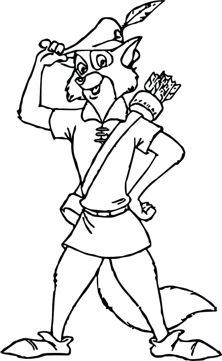 Desenhos de Robin Hood para Colorir