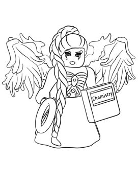 Desenho Royale High Roblox para Colorir
