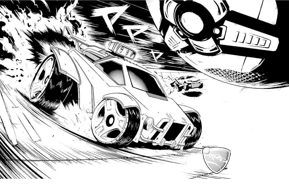 Desenho de Carro da Rocket League para Colorir