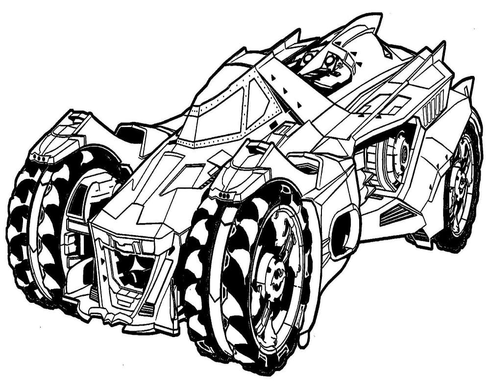 Desenho de Rocket League 3 para Colorir