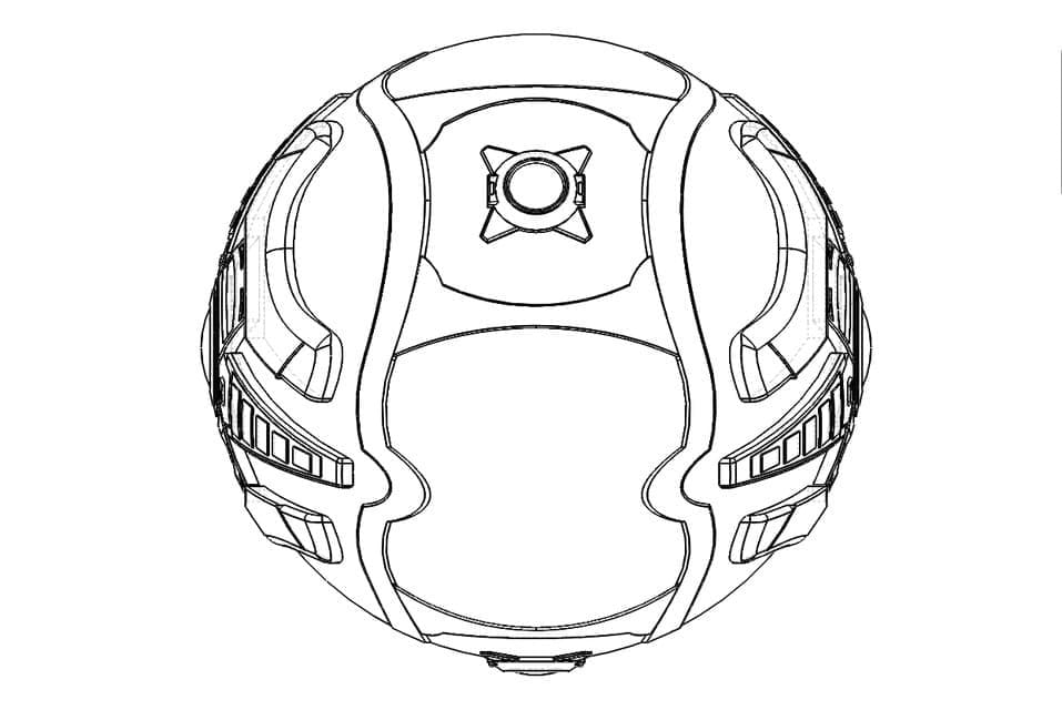 Desenho de Rocket League para Crianças para Colorir
