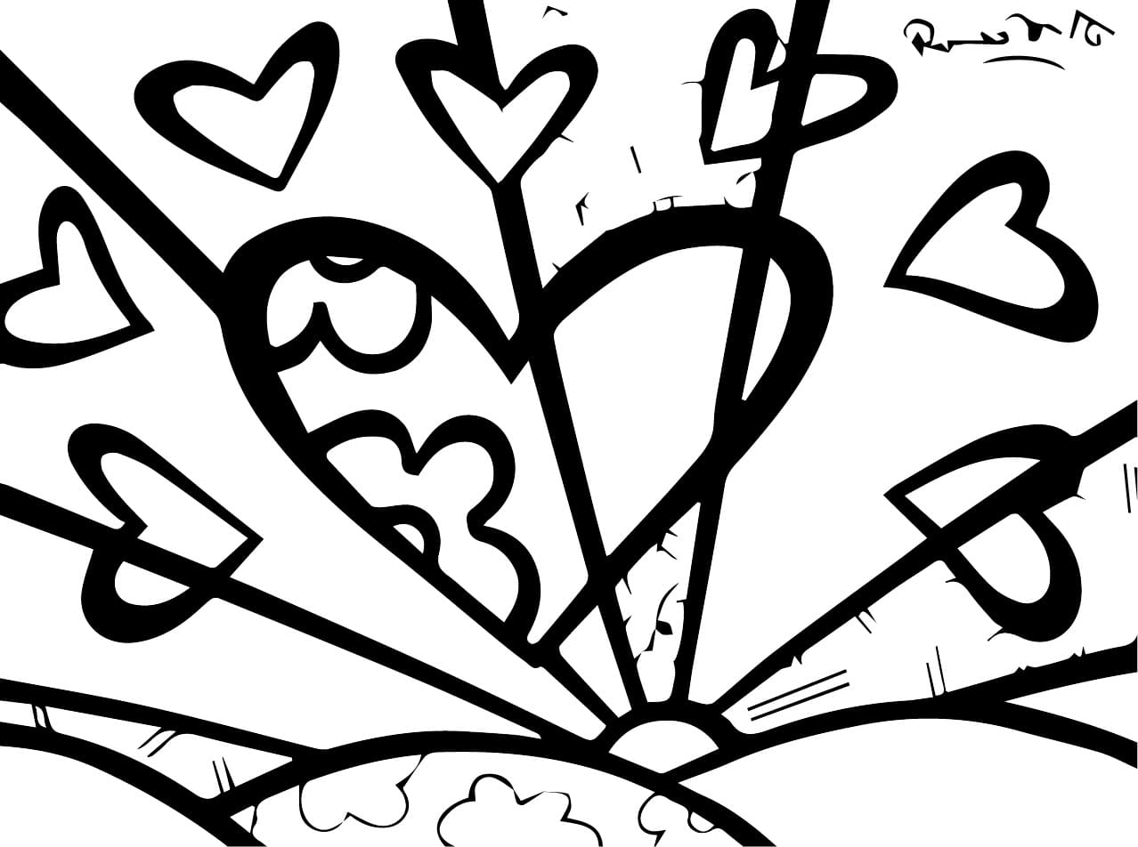 Desenhos de Foto de Romero Britto para Colorir