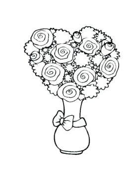 Desenhos de Rosas para crianças para Colorir