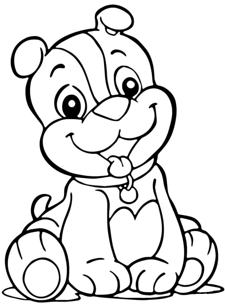 Desenho Rubble de Patrulhá Canina para Colorir