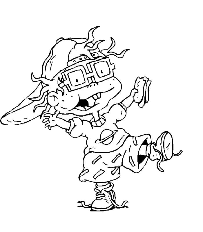 Desenho Chuckie de Rugrats para Colorir