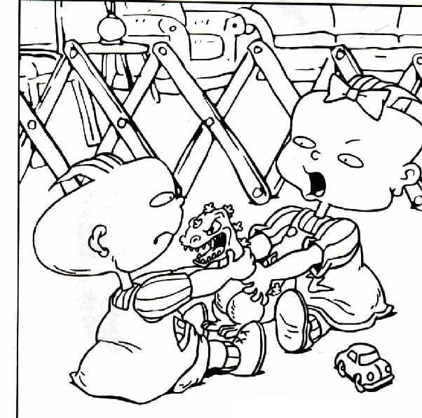 Desenho de Rugrats para Colorir Imprimivel