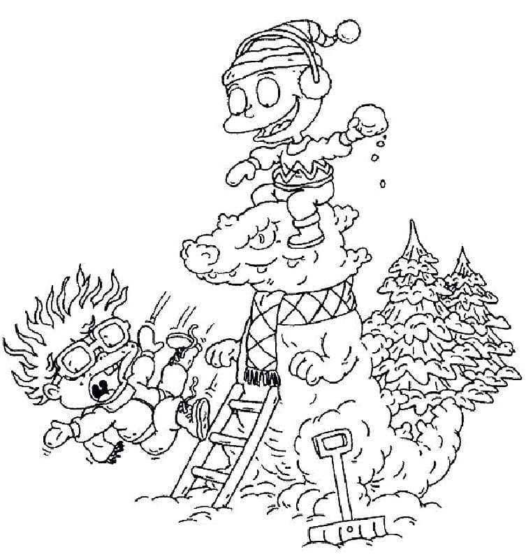 Desenho de Rugrats para Imprimir Imprimivel