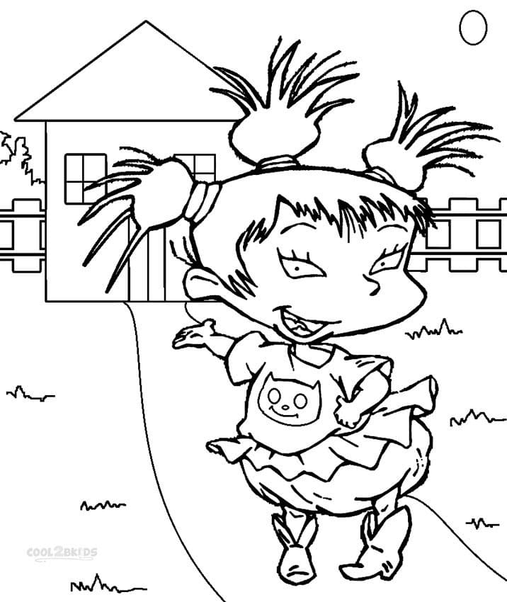 Desenho Kimi Rugrats para Colorir