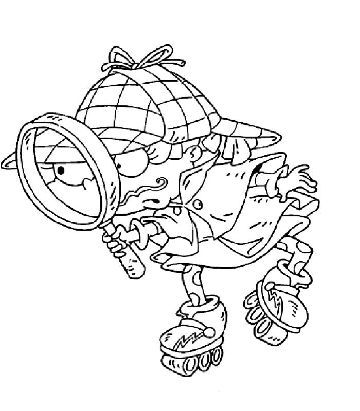 Desenho Tommy Pickles Rugrats para Colorir