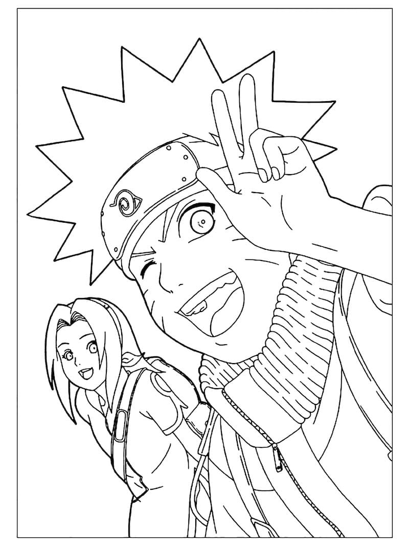 Desenhos de Sakura Haruno para Colorir