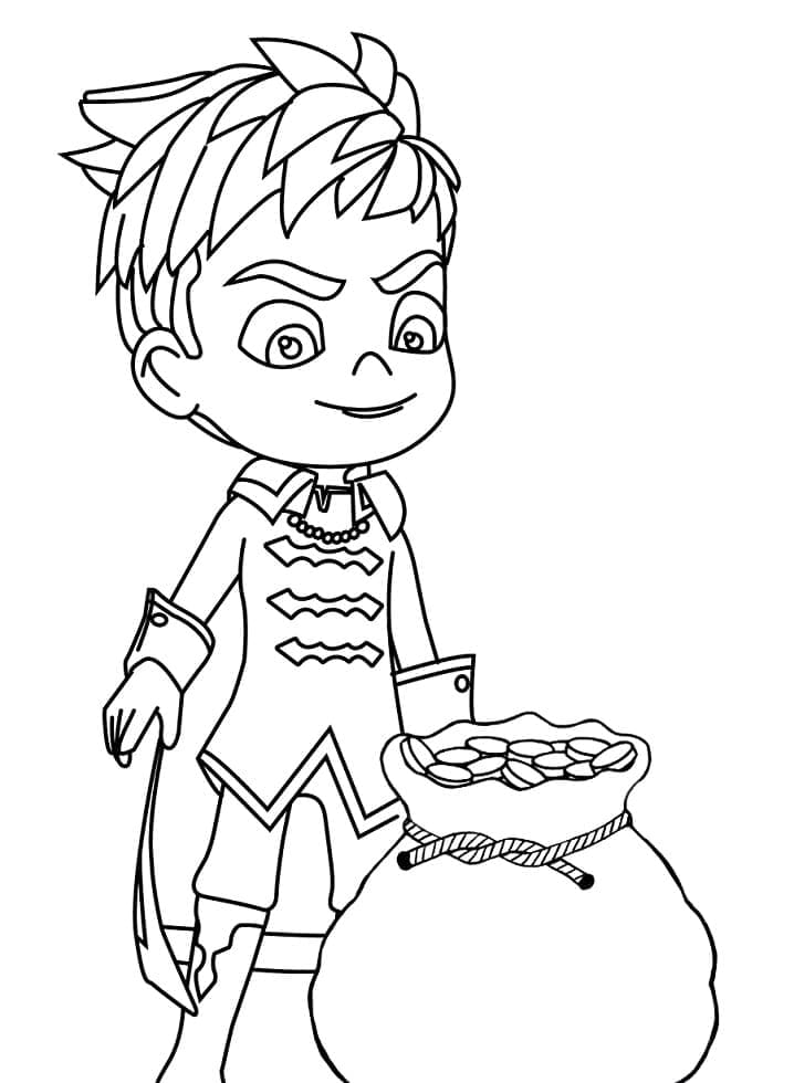 Desenho de Enrique Real de Santiago dos Marés para Colorir