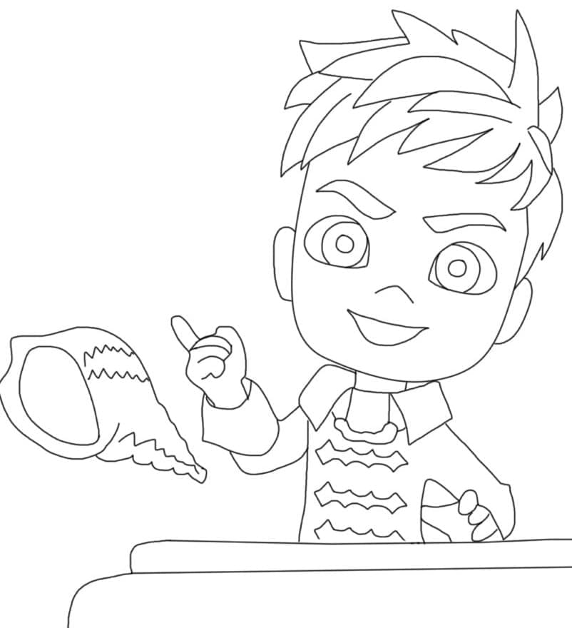 Desenho de Enrique Real para Colorir