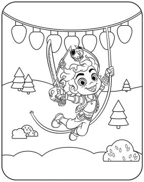 Desenho de Santiago para Colorir