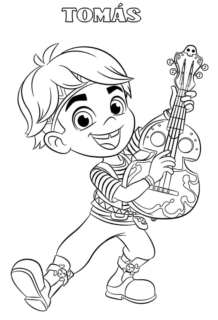 Desenhos de Santiago dos Mares para Colorir
