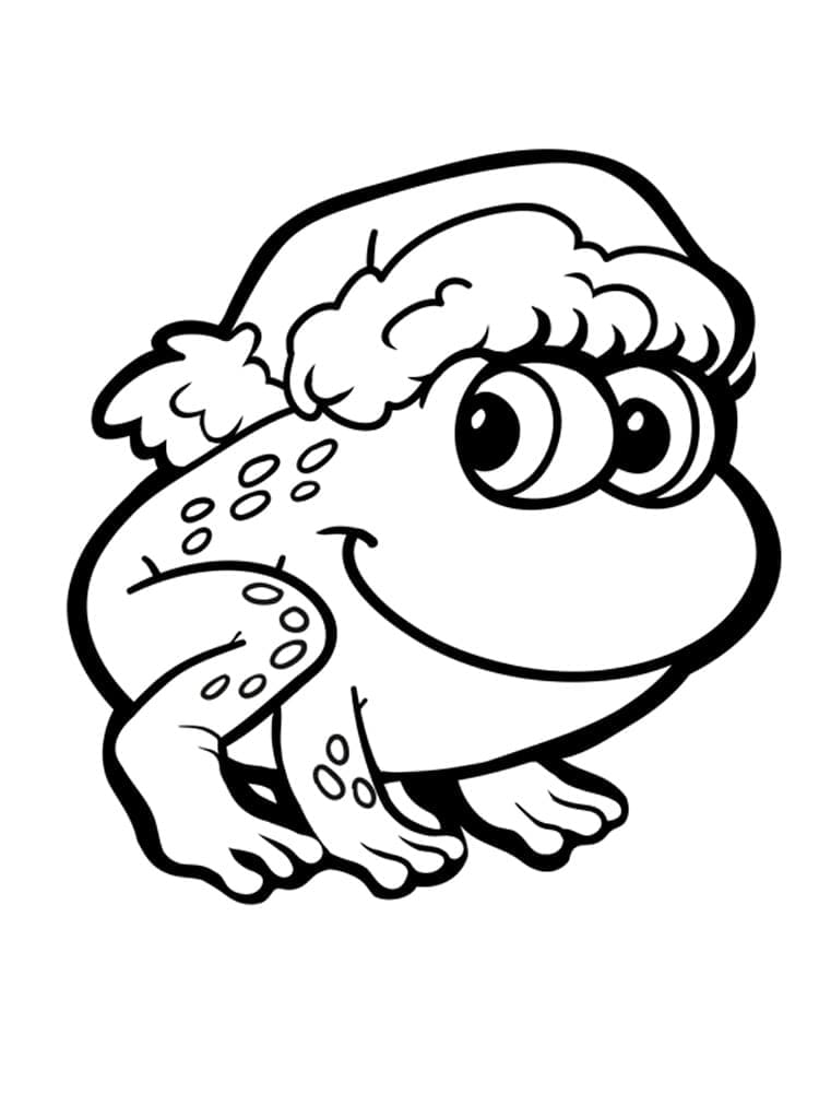 Desenho de Sapo 3 para Colorir
