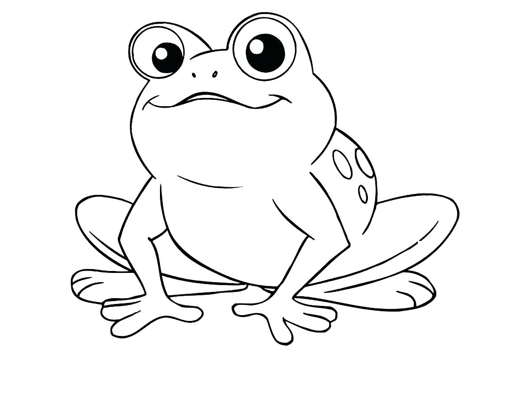 Desenho Pdf de Sapo