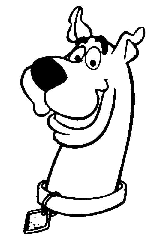 Desenho de Scooby Doo Grátis para Colorir