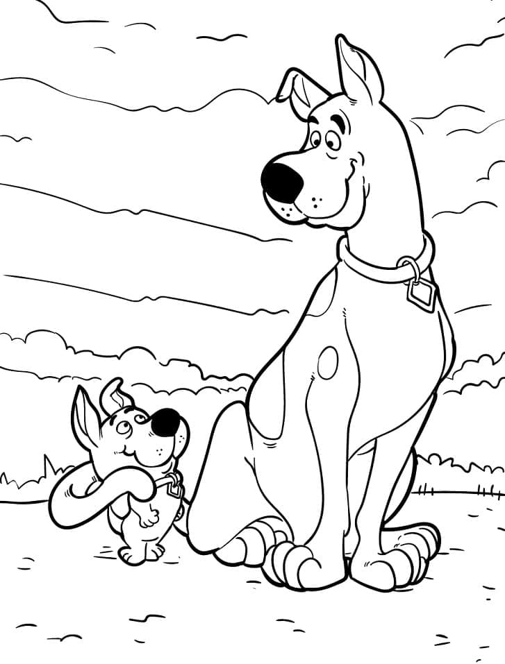 Desenhos de Scooby Doo para Colorir