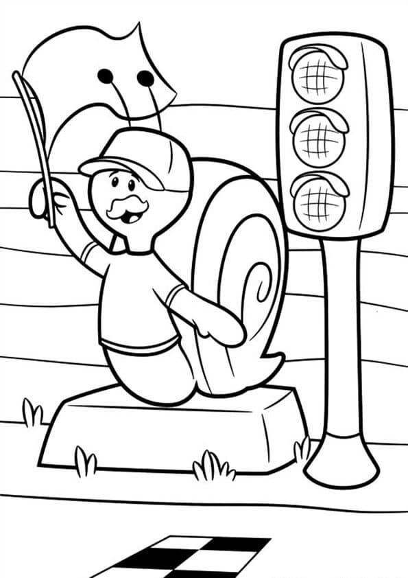 Desenho de Semáforo Pdf para Imprimir e Colorir