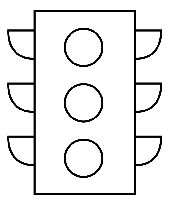 Desenho de Semáforo