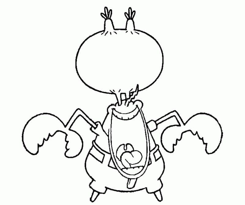 Desenho de Seu Sirigueijo Download para Colorir