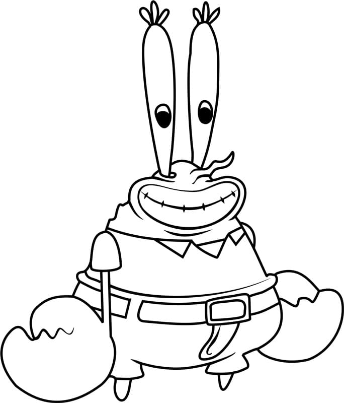 Desenho para Imprimir do Seu Sirigueijo