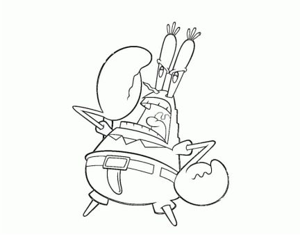 Desenho Seu Sirigueijo está com Raiva para Colorir