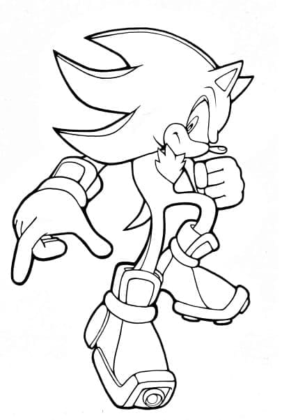Desenho de Incrível Shadow para Colorir