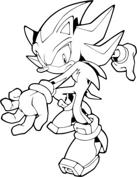 Desenho de Shadow grátis para crianças para Colorir