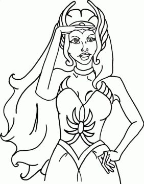Desenho She rã incrível para Colorir