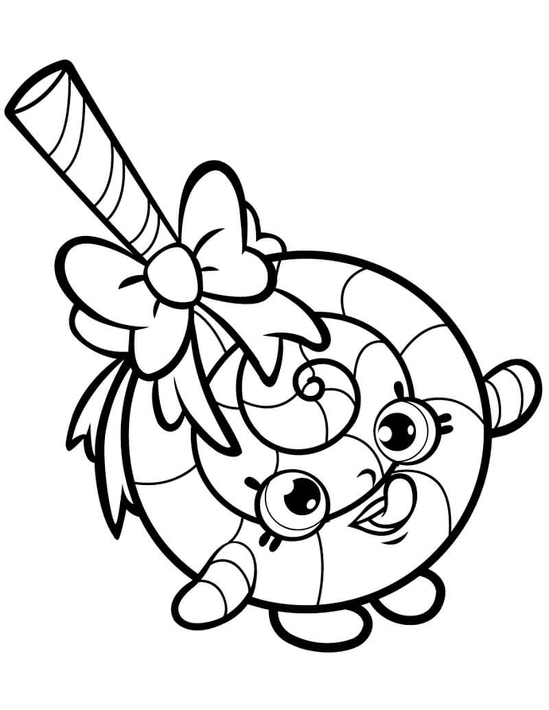 Desenho Lolli Poppins Shopkins para Colorir
