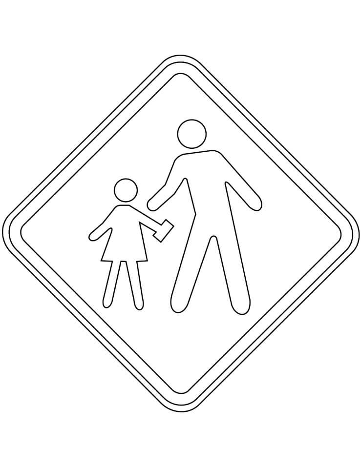 Desenho Área Escolar para Colorir