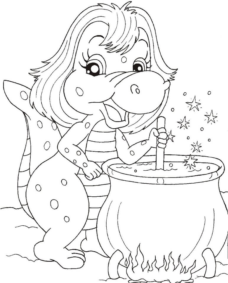 Desenho de Cuca Download para Colorir